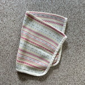 Laura Ashley Pastel Fair Isle Knit Blanket